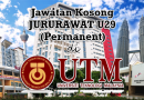 Jawatan Kosong JURURAWAT U29 (Permanent) di Universiti Teknologi Malaysia