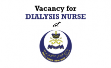 Vacancy for DIALYSIS NURSE at MAIJ Urus Sdn Bhd