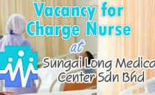 Vacancy for Charge Nurse at Sungai Long Medical Center Sdn Bhd