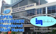 Vacancy for Registered Staff Nurse in Institut Jantung Negara (IJN)