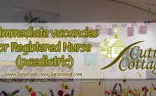 Vacancy for Registered Nurse (Paediatric) at Cutie Cottage Baby Centre