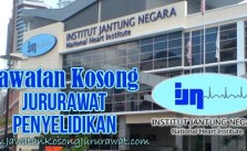 Jawatan Kosong Jururawat Penyelidikan di Institut Jantung Negara (IJN)