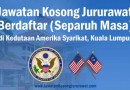 jawatan kosong jururawat berdaftar separuh masa kedutaan amerika syarikat kl